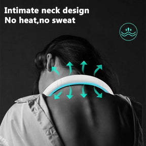 Neck Fan Portable Bladeless Hanging Neck 600mAh Rechargeable Air Cooler 3 Speed Mini Summer Sports Fans